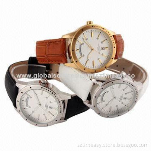High-end Metal Watch Made in Shenzhen Manufacturer, Miyota Movement